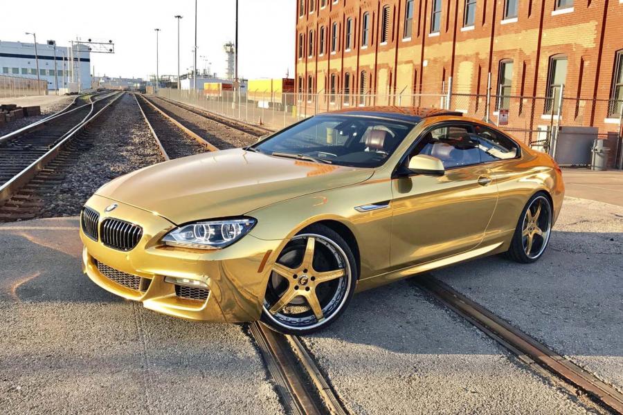 BMW 6-Series Coupe Gold on Forgiato Wheels (Aggio-B) '2017